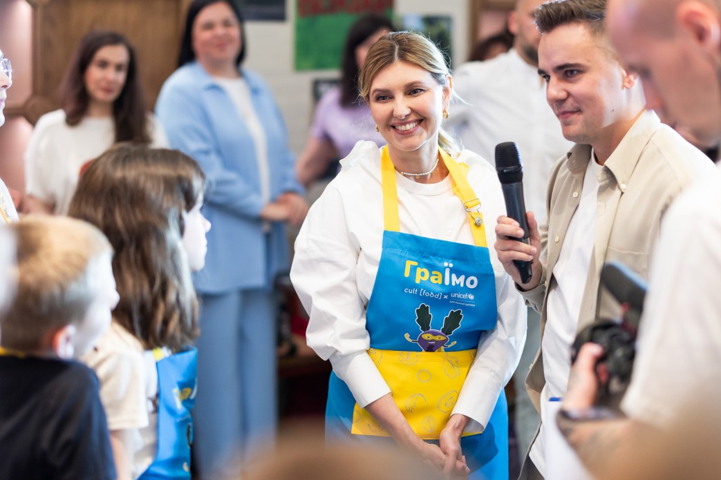Олена Зеленська взяла участь у фіналі гри про здорове харчування