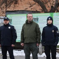 Начальник ОВА Сергій Борзов та представники поліції