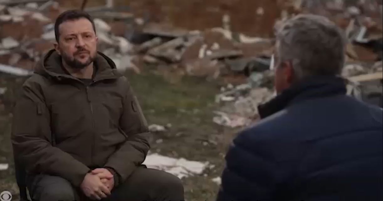 Президент України Володимир Зеленський під час інтерв'ю
