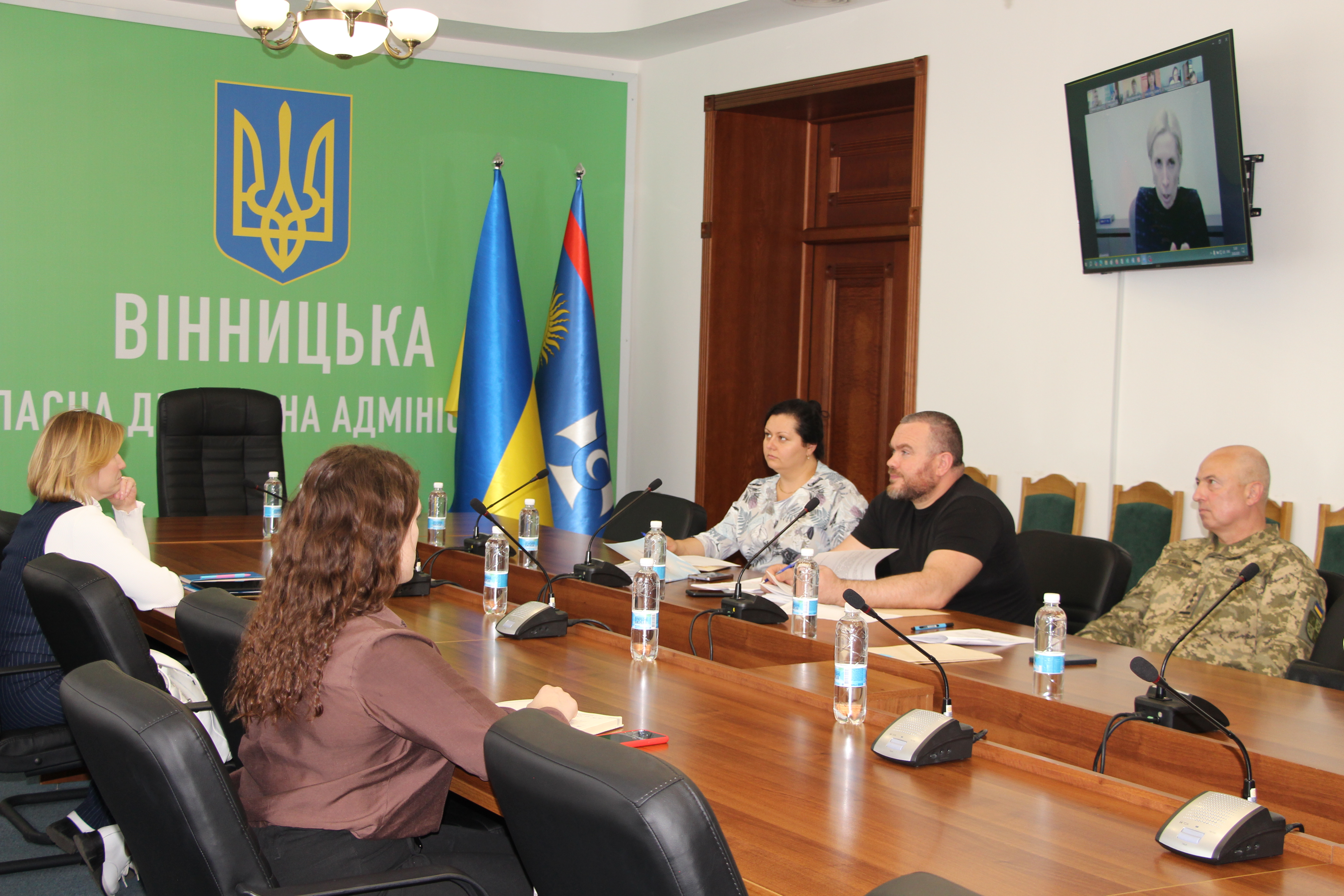 Вінницька ОВА долучилася до наради з питань гуманітарного реагування