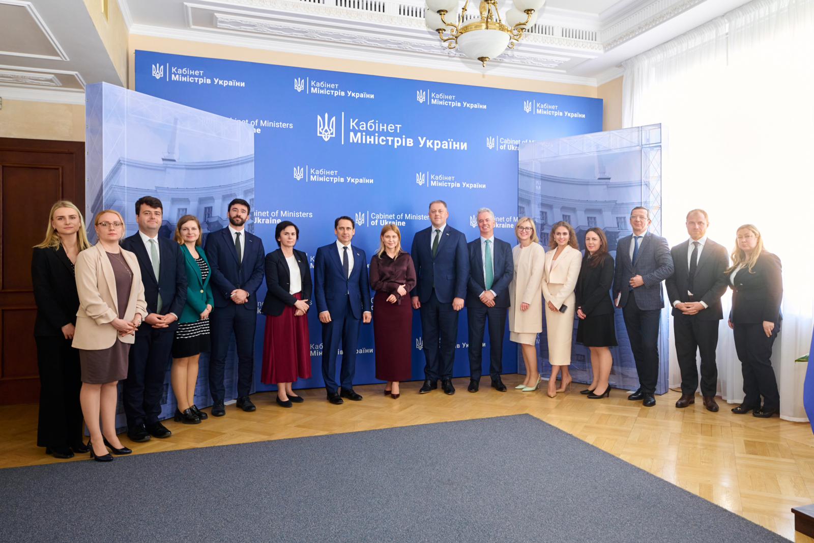 Віцепрем’єр-міністерка з питань європейської та євроатлантичної інтеграції – Міністерка юстиції України Ольга Стефанішина та учасники зустрічі 