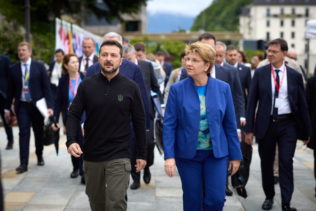 Президенти України та Швейцарії на інавгураційному Саміті миру