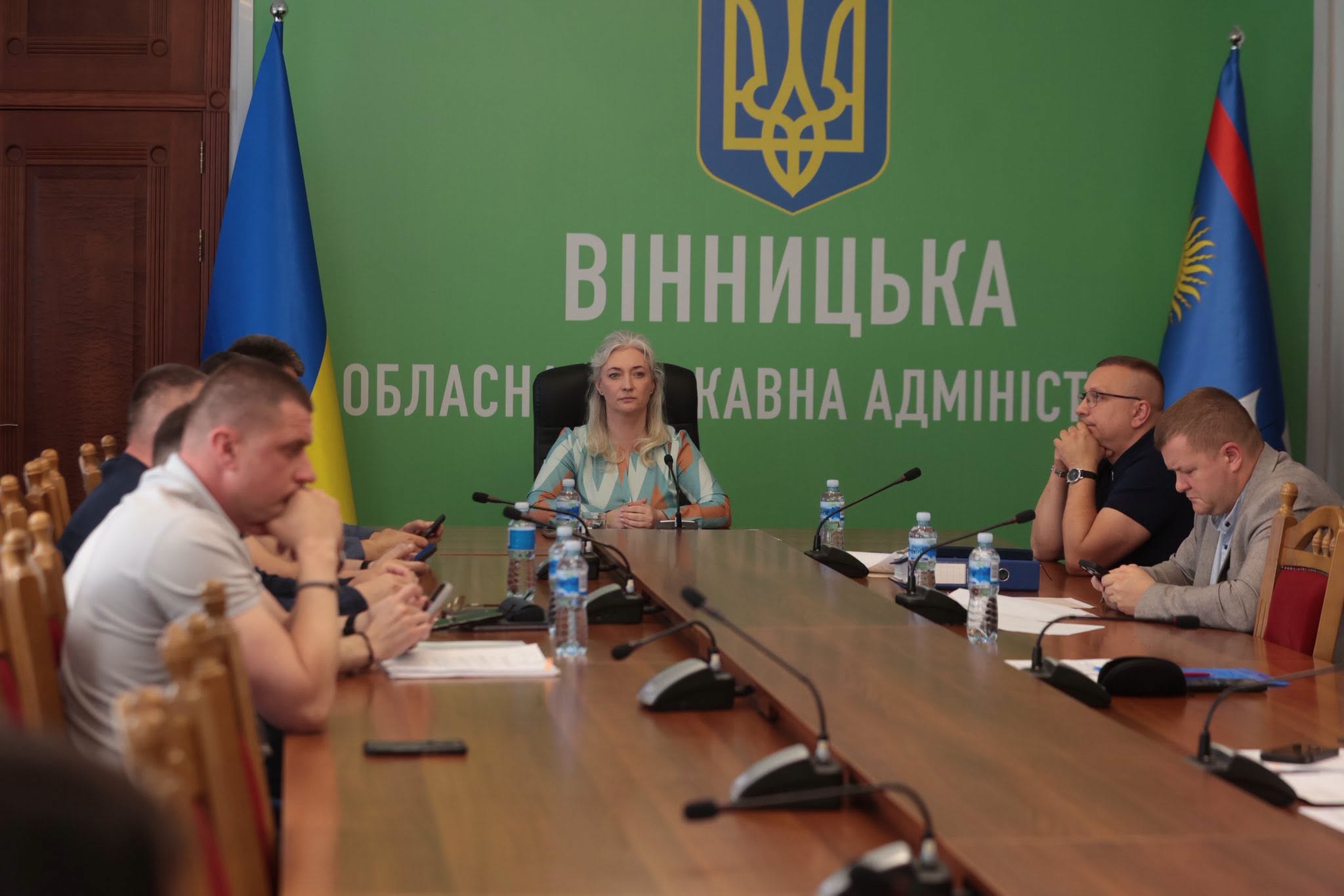 Начальниця ОВА Наталя Заболотна та учасники заходу