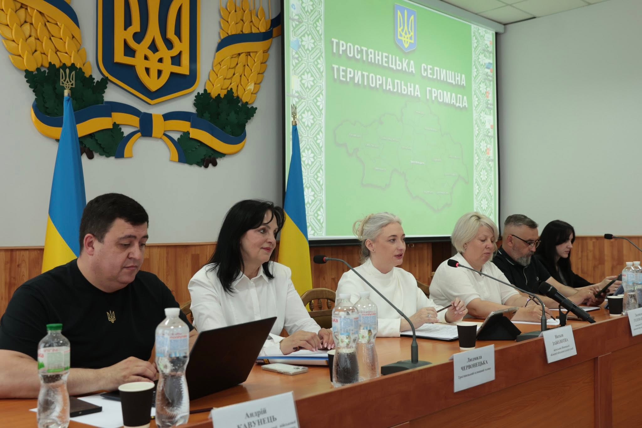 Начальниця ОВА Наталя Заболотна та учасники заходу