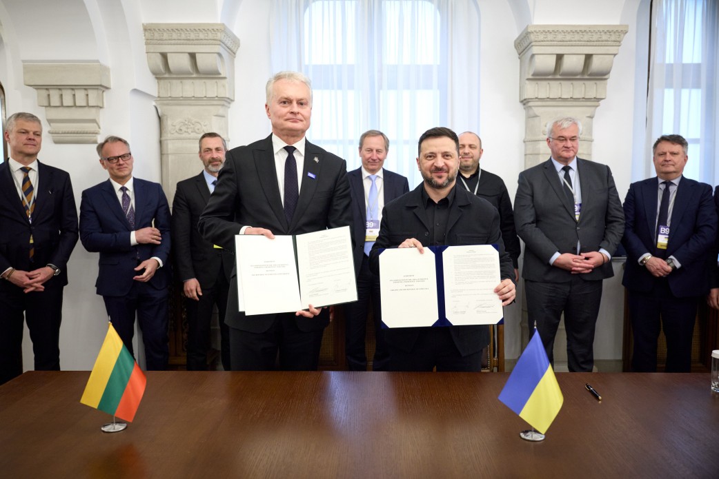 Президент України Володимир Зеленський провів зустріч із Президентом Литви Гітанасом Наусєдою