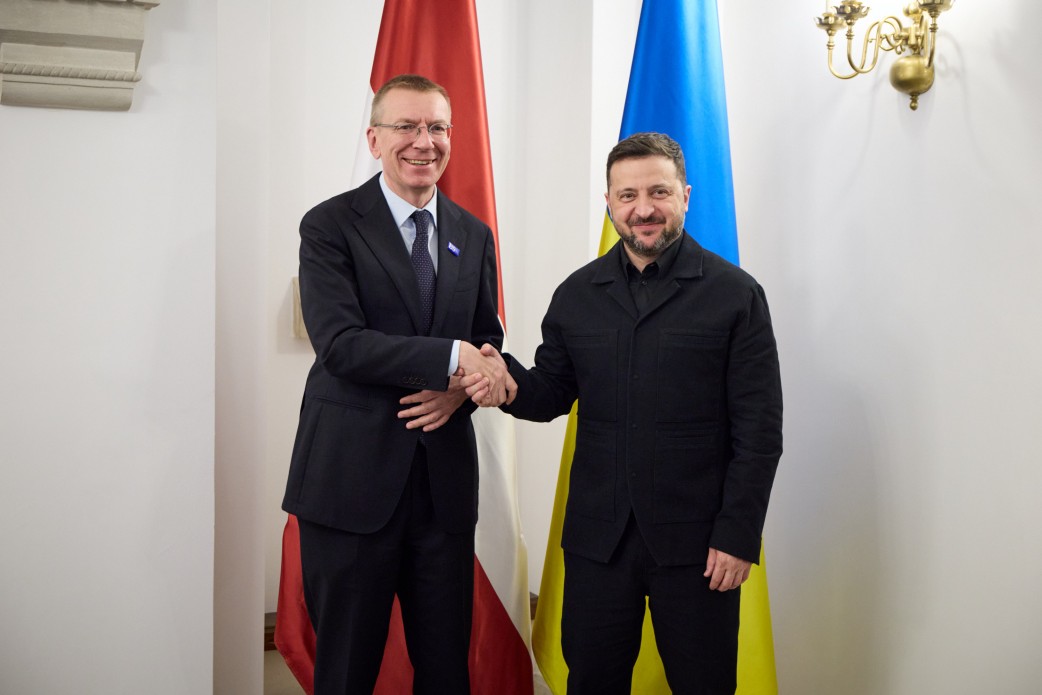 Президент України Володимир Зеленський провів зустріч із Президентом Латвії Едгарсом Рінкевичсом