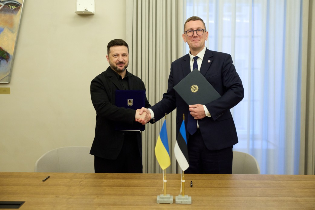 Президент України Володимир Зеленський провів зустріч із Прем’єр-міністром Естонії Крістеном Міхалом