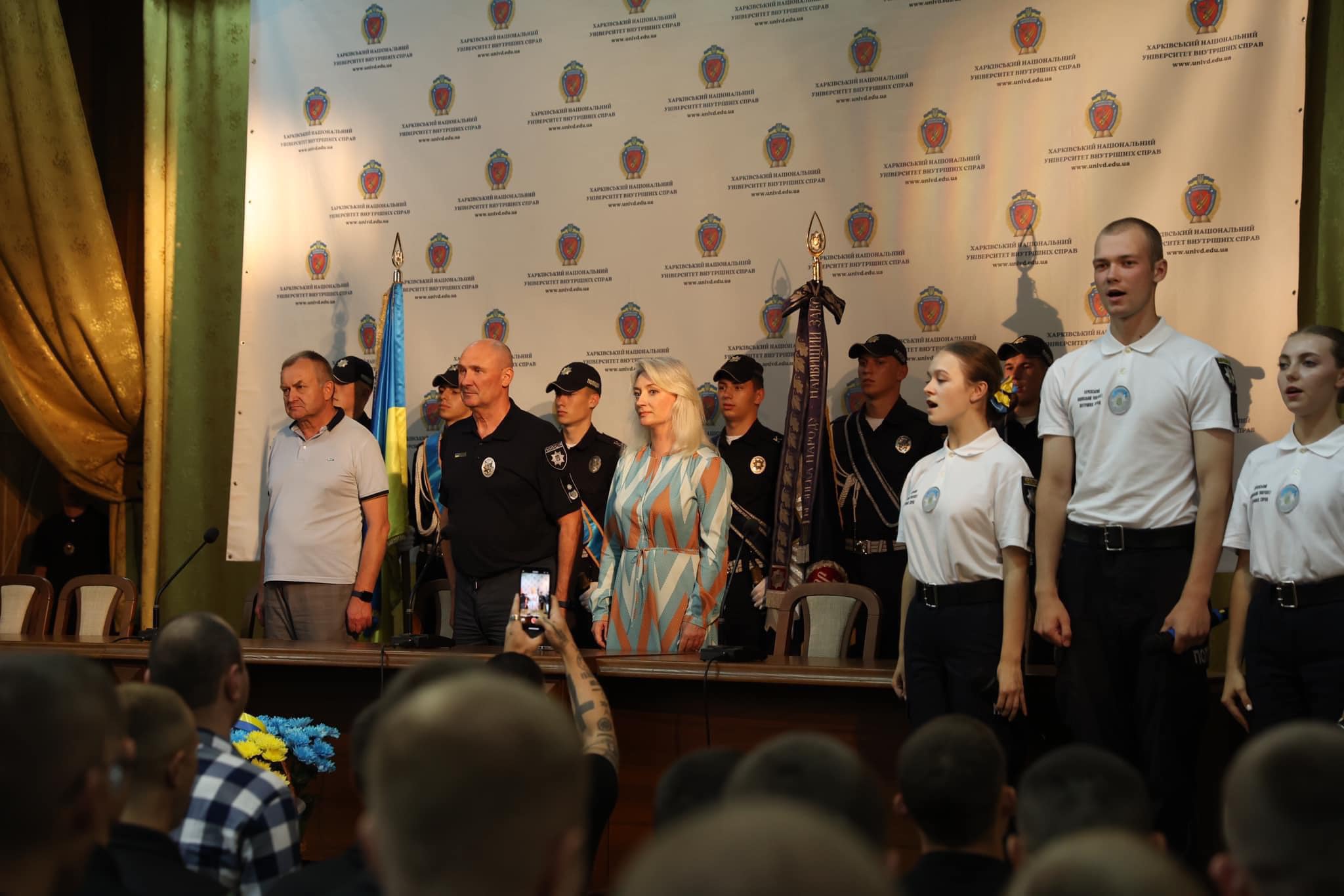 На Вінниччині привітали курсантів та працівників Харківського національного університету внутрішніх справ 