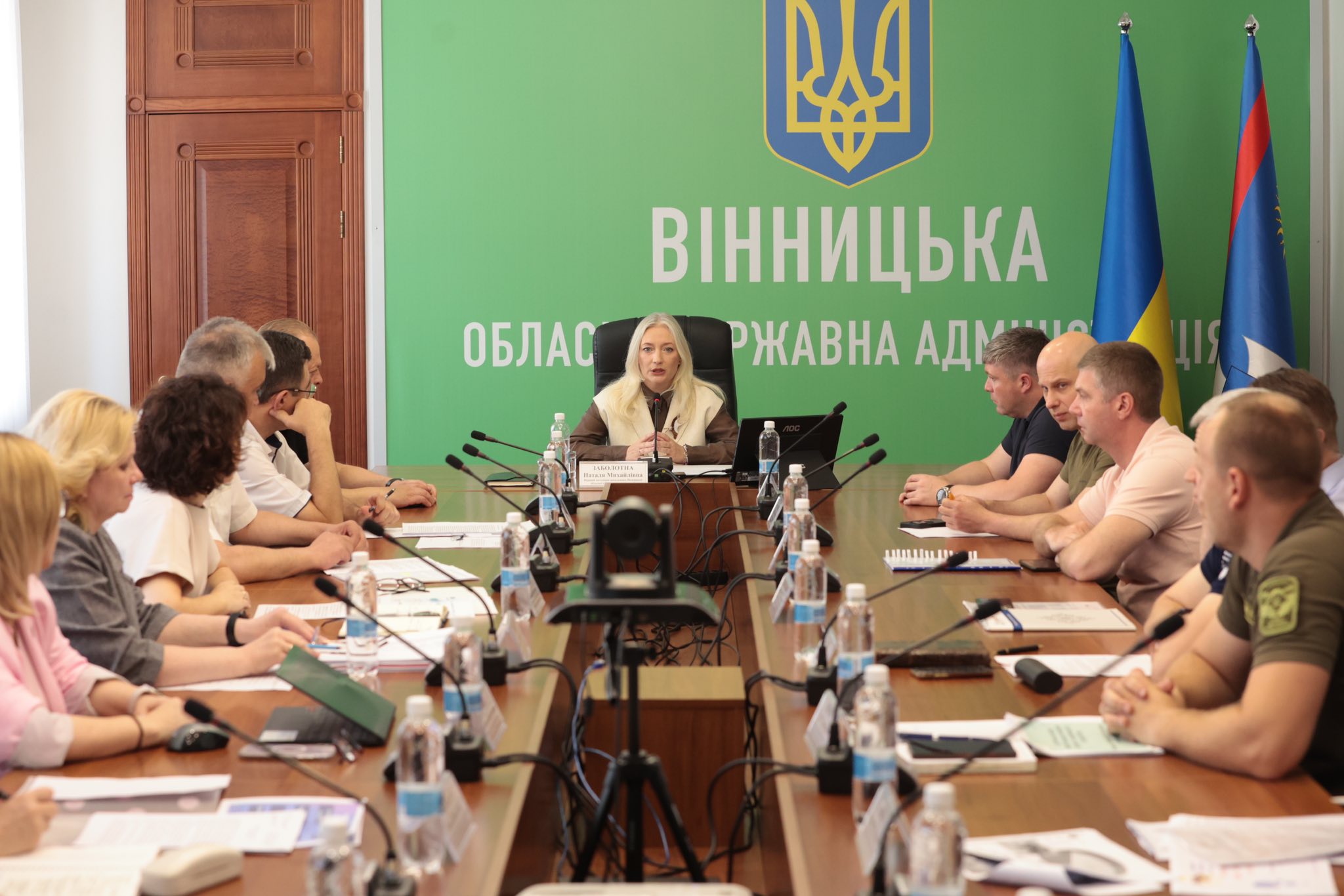Перша заступниця начальника ОВА Наталя Заболотна провела нараду з територіальними підрозділами центральних органів виконавчої влади 