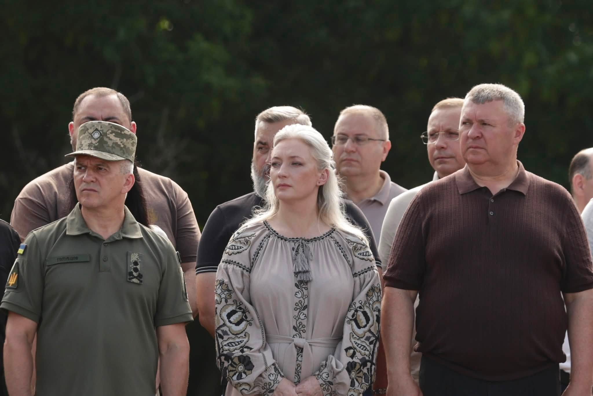 Начальниця ОВА Наталя Заболотна та учасники заходу