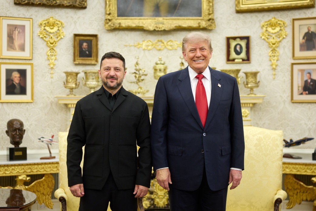 Президент України Володимир Зеленський та Президент Сполучених Штатів Америки Дональд Трамп