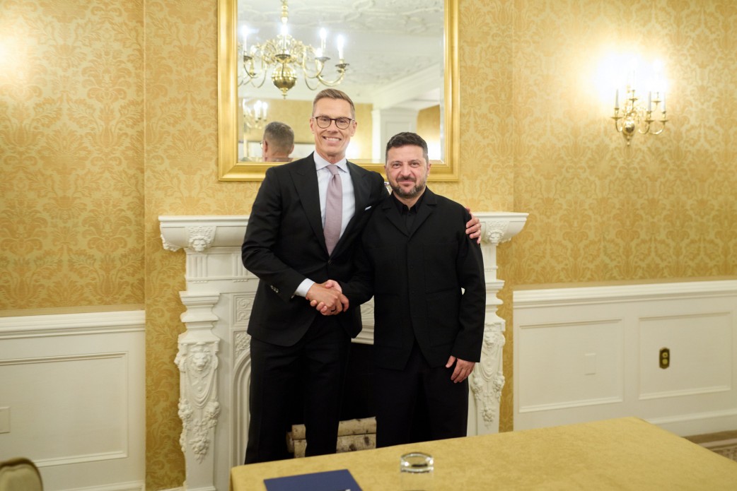 Президент України Володимир Зеленський та Президент Фінляндії Александр Стубб