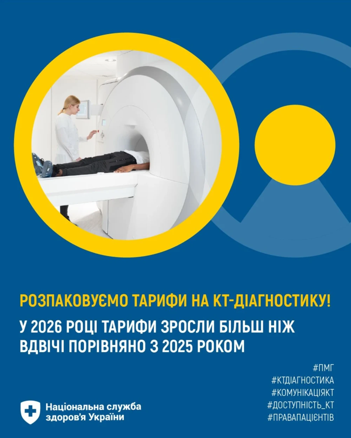 Розпаковуємо тарифи на КТ-діагностику!