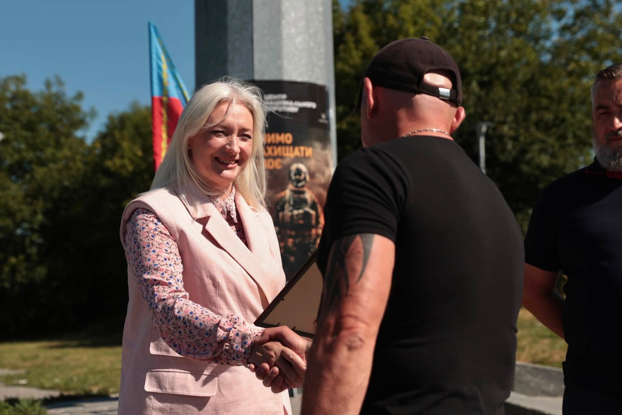 начальниця ОВА Наталя Заболотна та учасники заходу