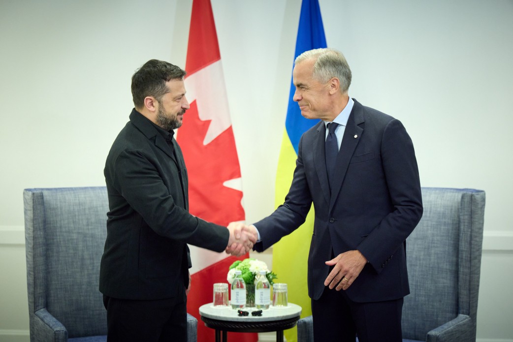 Президент України Володимир Зеленський та Прем’єр-міністр Канади Марк Карні 