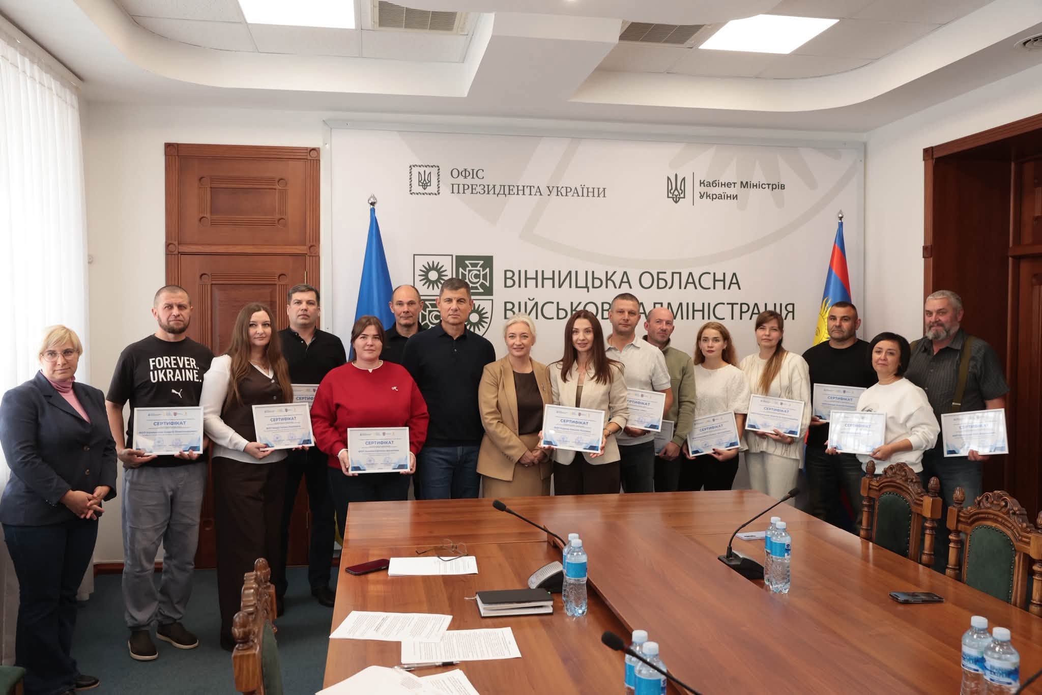 начальниця ОВА Наталя Заболотна та учасники заходу