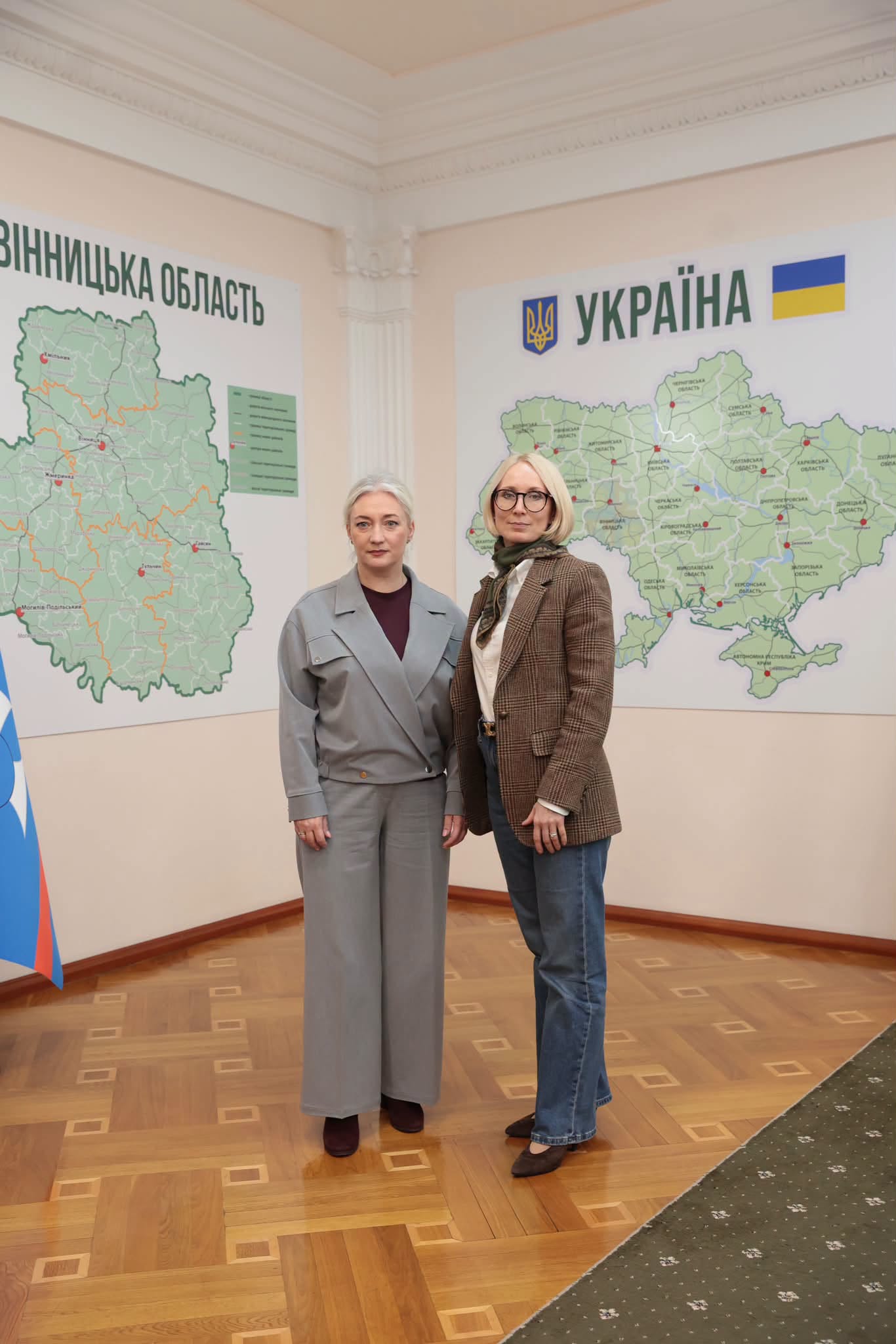 начальниця ОВА Наталя Заболотна та голова правління ТОВ «Газорозподільні мережі України»Людмила Кіндер