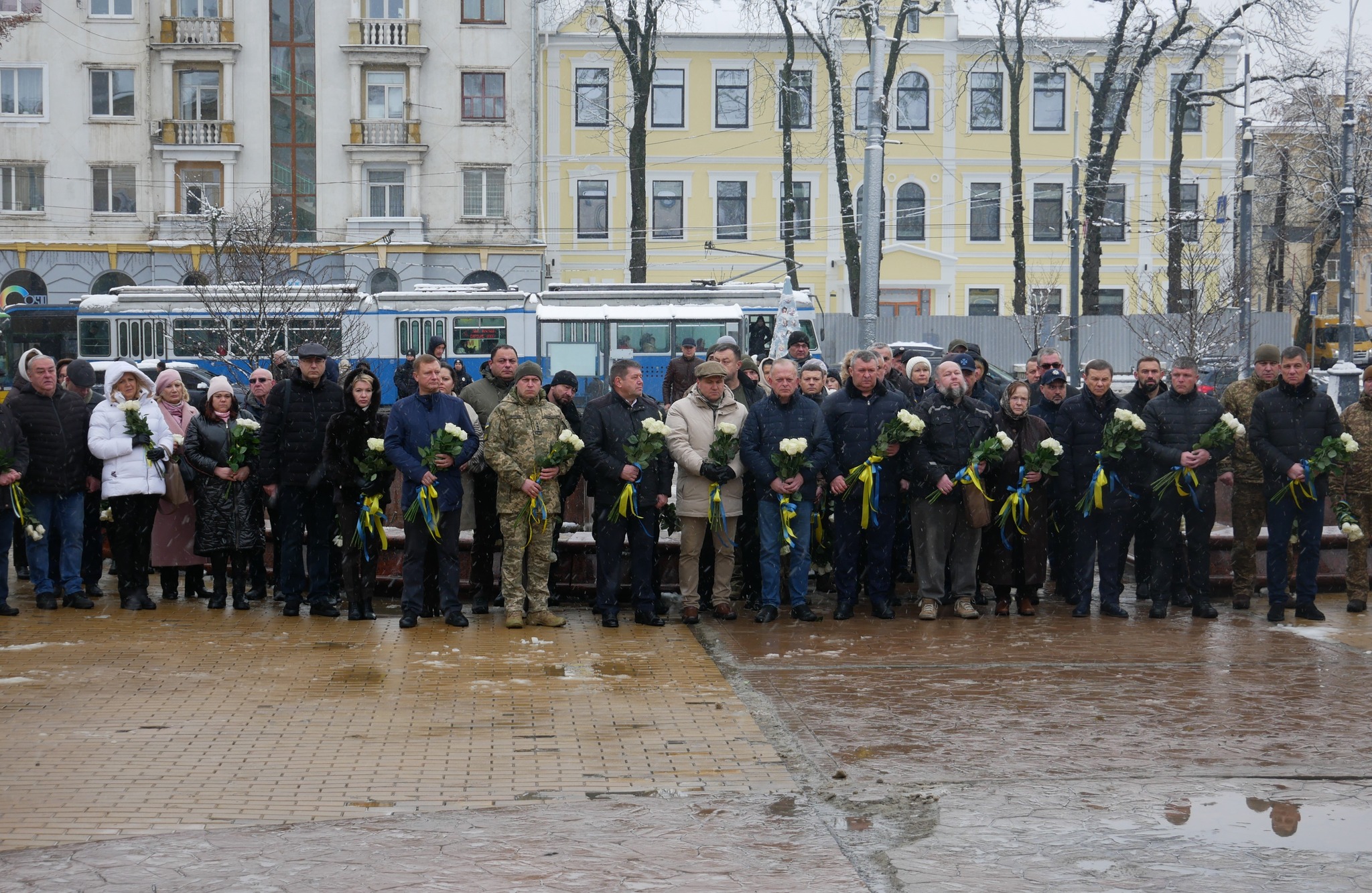 З нагоди відзначення Дня Гідності та Свободи на Вінниччині вшанували пам'ять Героїв Небесної Сотні