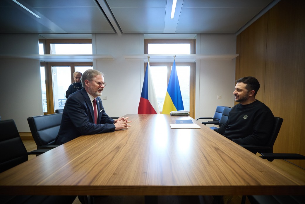 У Брюсселі Президент України зустрівся з Премʼєр-міністром Чехії