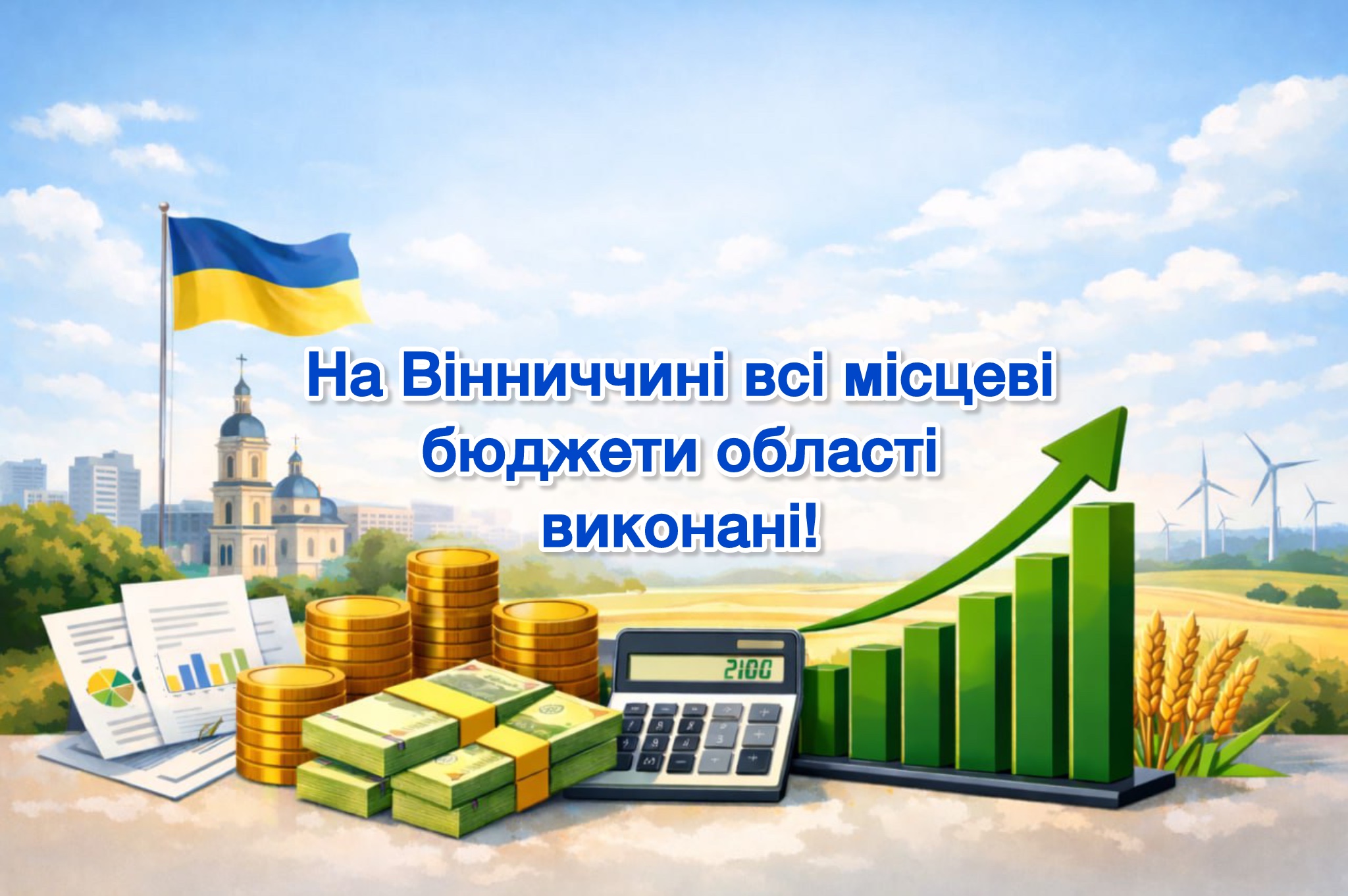 На Вінниччині всі місцеві бюджети області виконані!