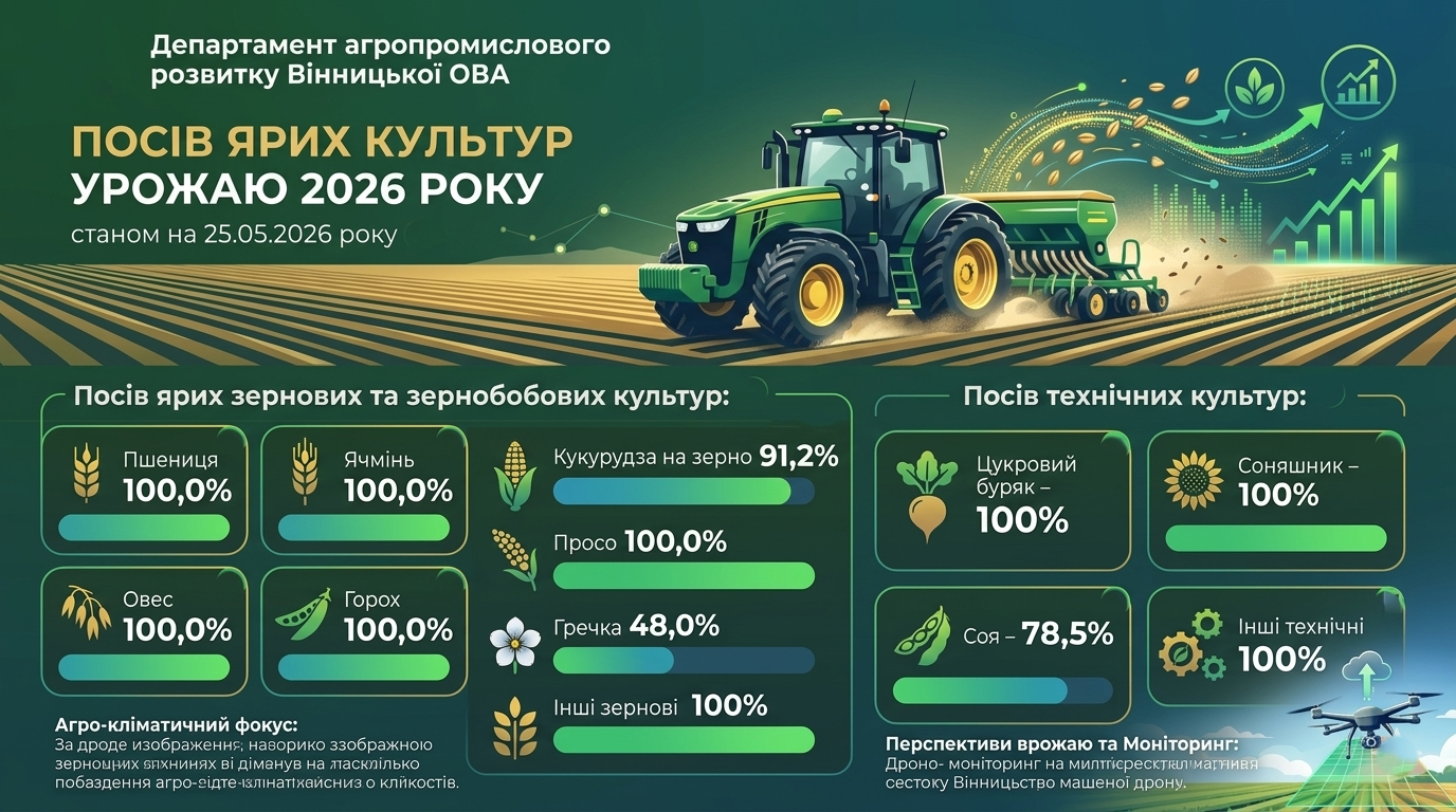 Банер з текстом та інфографікою