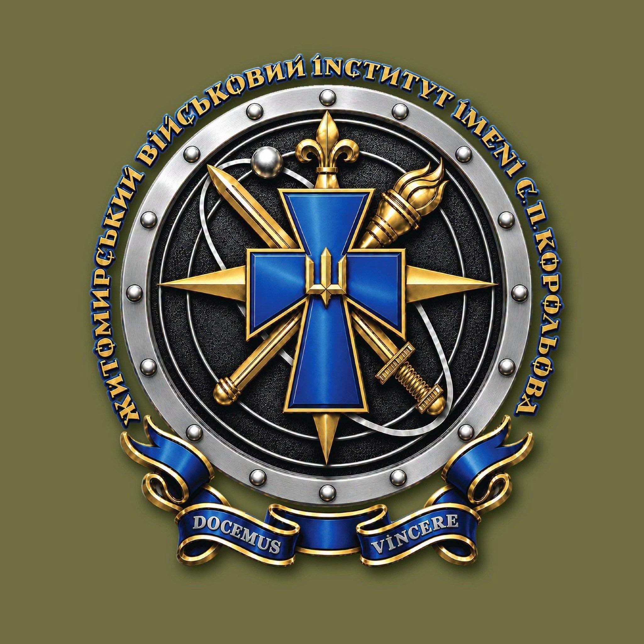 Логотип Житомирського військового інституту імені С.П. Корольова