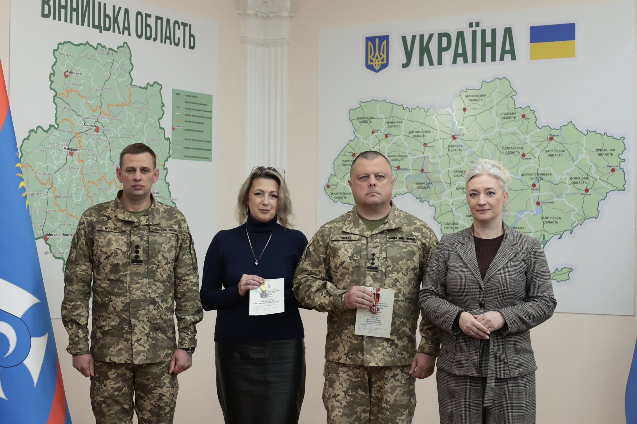 Наталя Заболотна вручила відзнаки Головнокомандувача ЗСУ людям, чия щоденна праця зміцнює стійкість держави