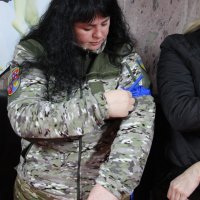 учасниця вишколу під час занять