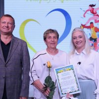 Перша  заступниця начальника ОВА Наталя Заболотна, заступник голови обласної Ради Ігор Івасюк та учасниця заходу