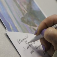 підписання листівок