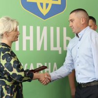 Перша заступниця Начальника ОВА Наталя Заболотна під час вручення державних нагород