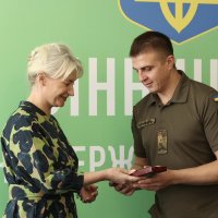 Перша заступниця Начальника ОВА Наталя Заболотна під час вручення державних нагород