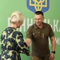 Перша заступниця Начальника ОВА Наталя Заболотна під час вручення державних нагород