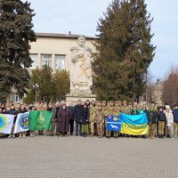 Учасники військово-патріотичного турніру, приуроченого до Дня пам’яті Героїв Небесної сотні «Патріотичний вогонь»