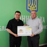 Заступник начальника ОВА Андрій Кавунець та учасник заходу