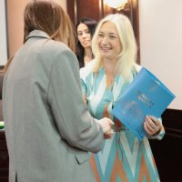 Перша заступниця начальника ОВА Наталя Заболотна та учасниця заходу