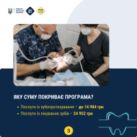 інфографіка "Де і як отримати безоплатне зубопротезування для військовослужбовців та ветеранів?"