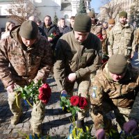 військові під час покладання