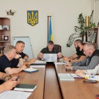 Заступник начальника ОВА Олександр Піщик та учасники наради