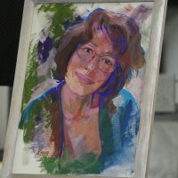 картина на мольберті
