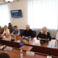 Перша заступниця начальника ОВА Наталя Заболотна з учасниками заходу