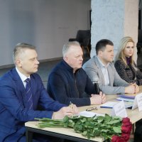 заступник Начальника ОВА Сергій Здітовецький, директор Департаменту міжнародного співробітництва та регіонального розвитку ОВА Ігор Цехановський та учасники заходу