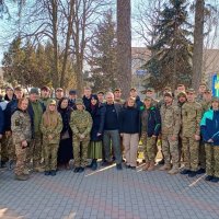 Учасники військово-патріотичного турніру, приуроченого до Дня пам’яті Героїв Небесної сотні «Патріотичний вогонь»