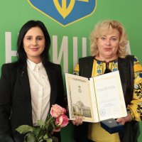 народна депутатка України Ірина Борзова та учасниця нагородження